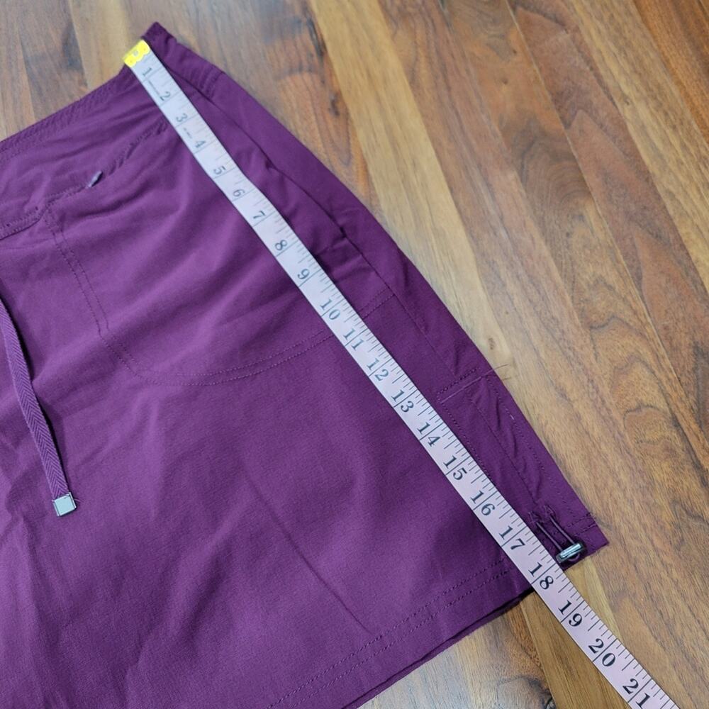 Green Tea Skort Skirt Side Zip Pockets Size XXL - Picture 7 of 10